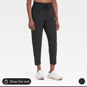 Women's Black Pants, large